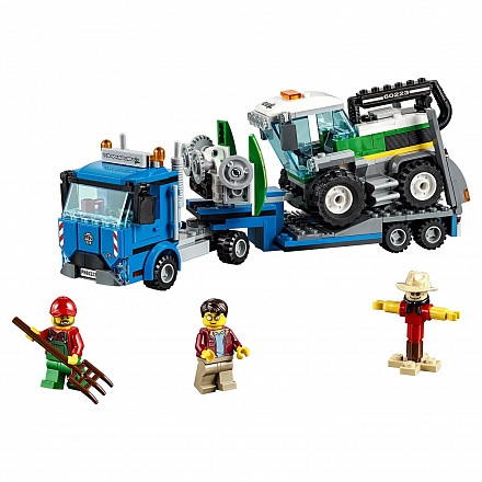 Конструктор из серии Lego City Great Vehicles - Транспортировщик для комбайнов 